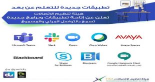 قائمة التطبيقات المتاحة