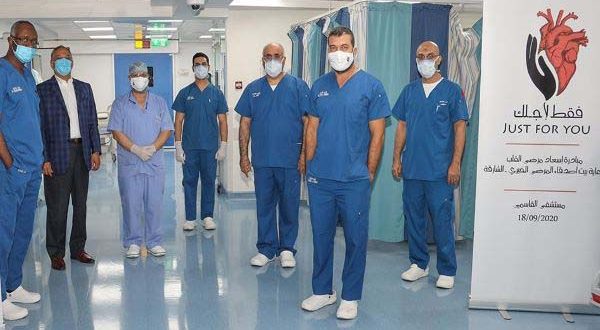 الفريق الطبي بمستشفى القاسمي بالشارقة