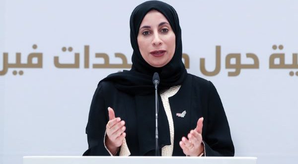 الدكتورة فريدة الحوسني، المتحدث الرسمي باسم القطاع الصحي في الدولة