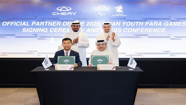 شراكة بين اللجنة البارالمبية الآسيوية و”شيري الدولية” لدعم ألعاب دبي 2025 بروبوتات ذكية - برق الإمارات