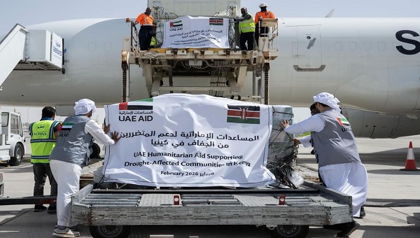 الإمارات ترسل 30 طناً من المساعدات الغذائية لدعم المتضررين من الجفاف في كينيا