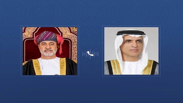 عبر الهاتف.. حاكم رأس الخيمة يعزي سلطان عمان في وفاة صاحب السمو السيد فهد بن محمود