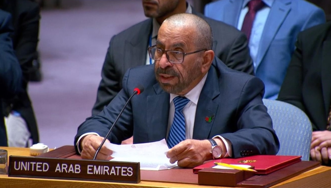 المرر يؤكد التزام الإمارات بمواصلة العمل مع الشركاء لتنفيذ خطة إنهاء الصراع في غزة