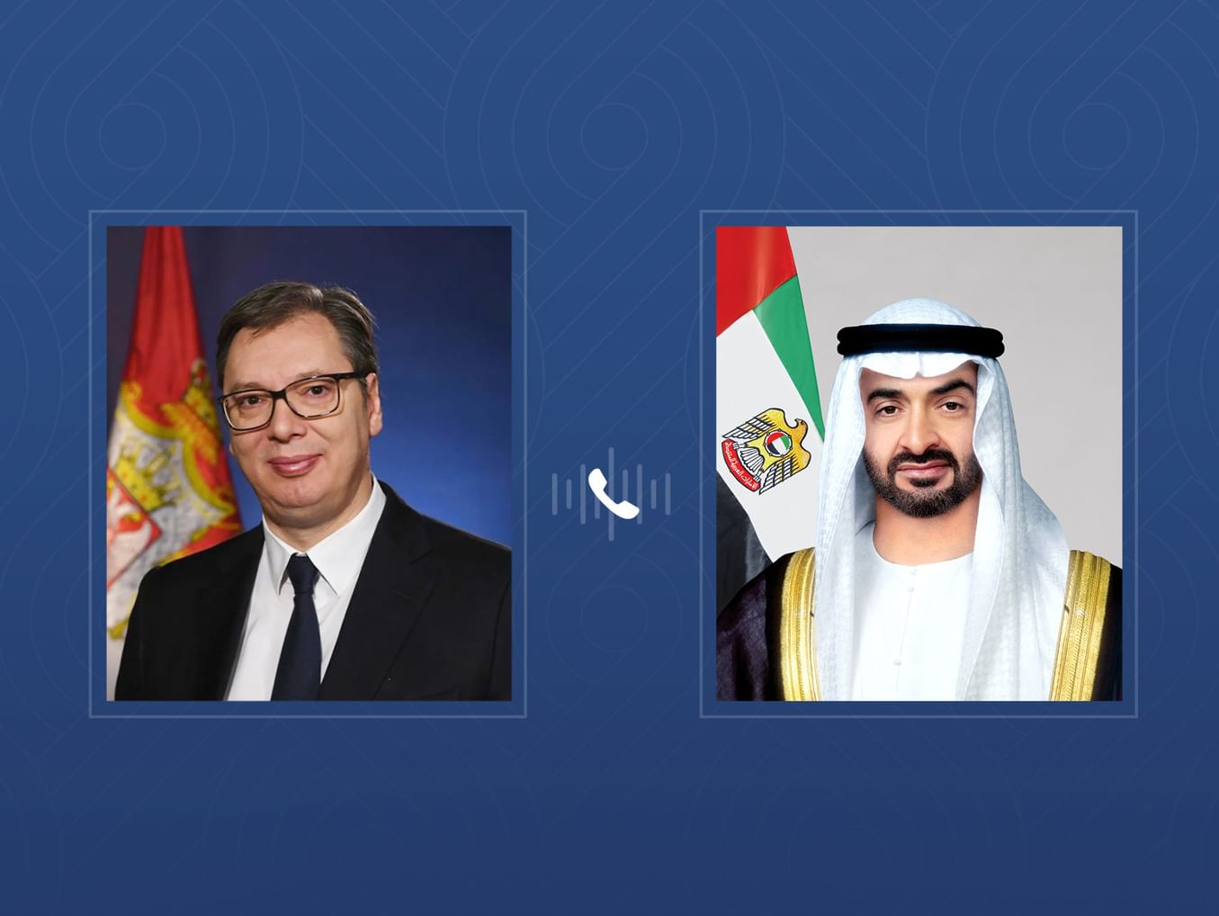 رئيس الدولة والرئيس الصربي يبحثان التعاون بين البلدين