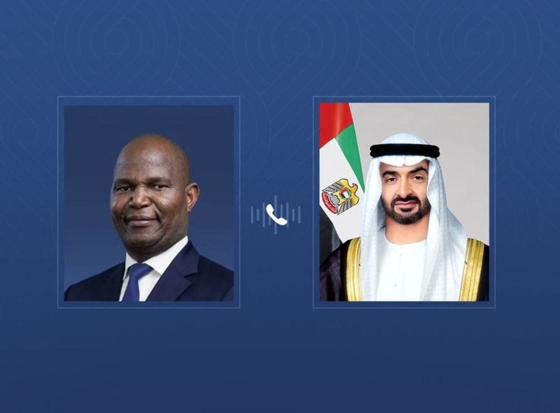 رئيس الدولة ونظيره الموزمبيقي يبحثان خلال اتصال هاتفي تعزيز التعاون