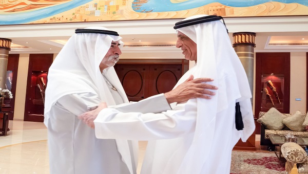بالفيديو: سعود بن صقر يستقبل نهيان بن مبارك ويثمن جهوده في دعم المبادرات الوطنية
