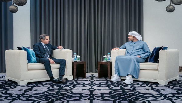 بالفيديو والصور: عبدالله بن زايد يستقبل مدير عام الوكالة الدولية للطاقة الذرية