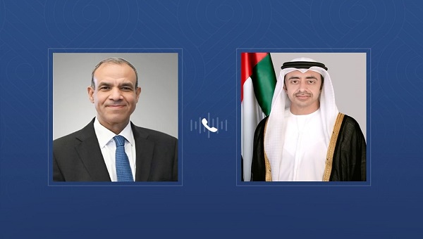 عبدالله بن زايد وبدر عبد العاطي يبحثان العلاقات الإماراتية المصرية وتطورات الأوضاع في المنطقة