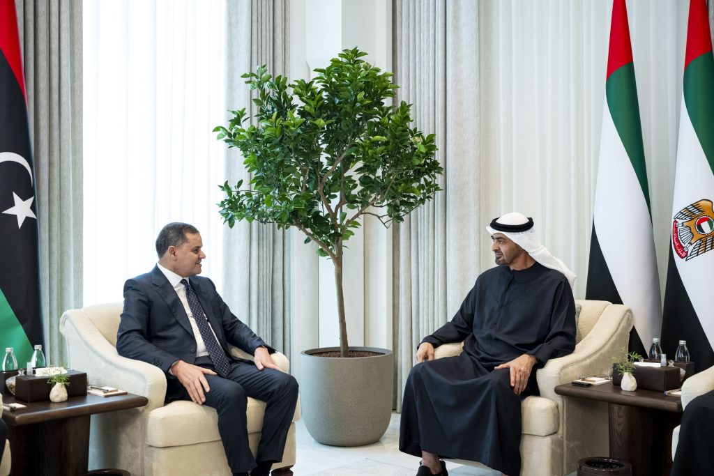 رئيس الدولة يبحث مع رئيس وزراء حكومة الوحدة الوطنية في ليبيا علاقات البلدين وتطورات المنطقة رئيس الدولة يبحث مع رئيس وزراء حكومة الوحدة الوطنية في ليبيا علاقات البلدين وتطورات المنطقة