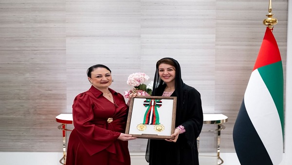 رئيس الدولة يمنح سفيرة مالطا وسام الاستقلال من الدرجة الأولى تقديراً لجهودها