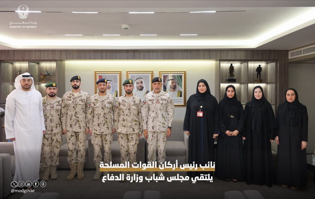 نائب رئيس الأركان للقوات المسلحة يجتمع مع مجلس شباب وزارة الدفاع