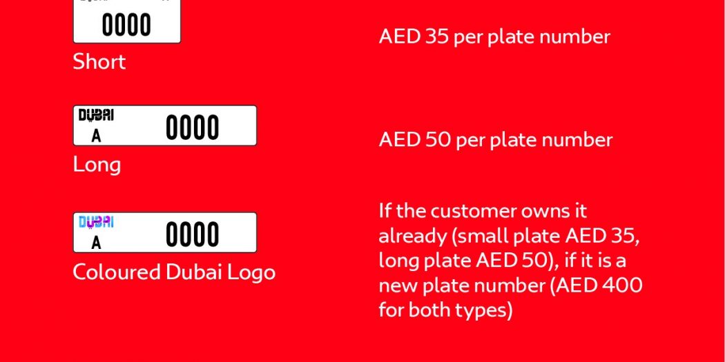 Dubai RTA adopts new generation of vehicle plate numbers UAE BARQ
